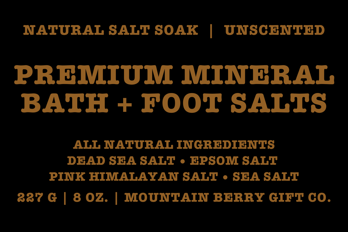 Mineral Bath + Foot Salts
